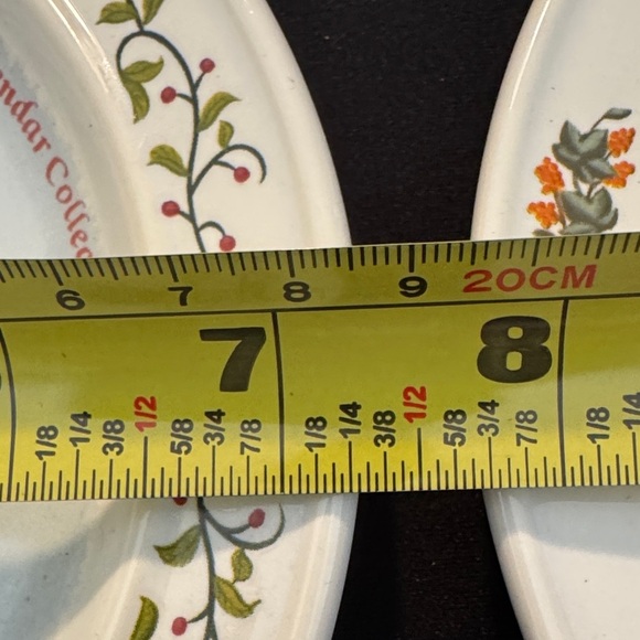 Decorative Sarah Stilwell Weber Plates with Seasonal Illustrations (Set of Four) - Picture 7 of 7